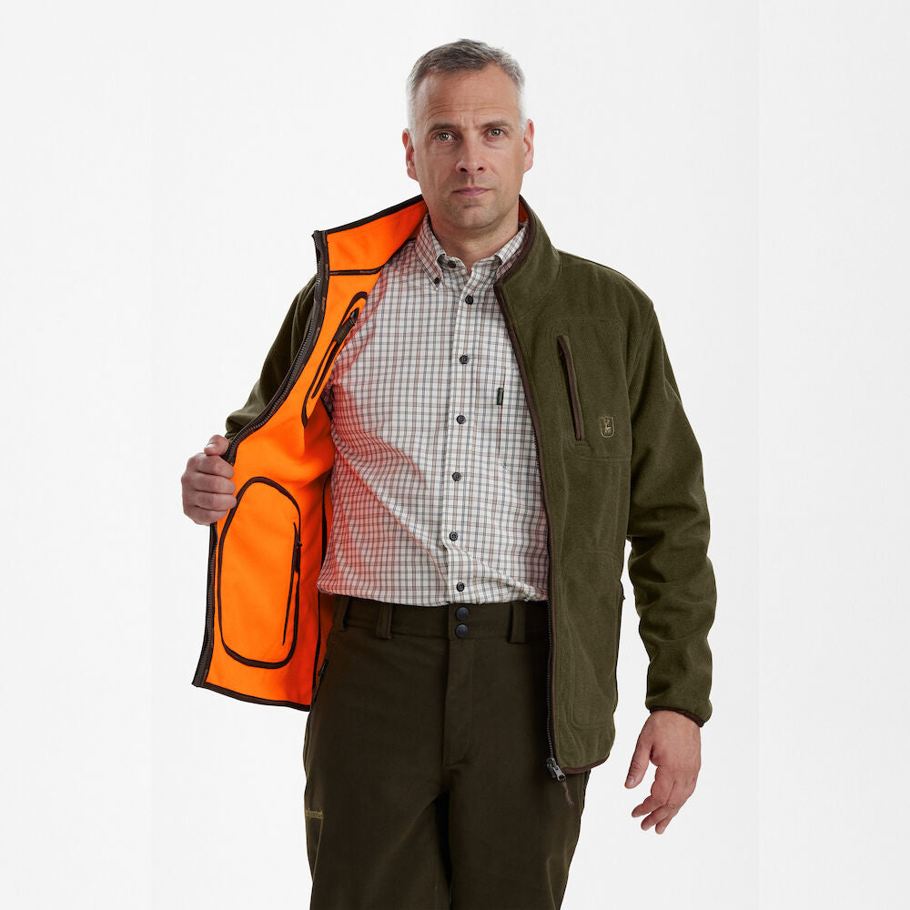 Veste polaire contrecollée Gamekeeper - réversible