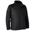 Veste matelassage et tricot Moor noir